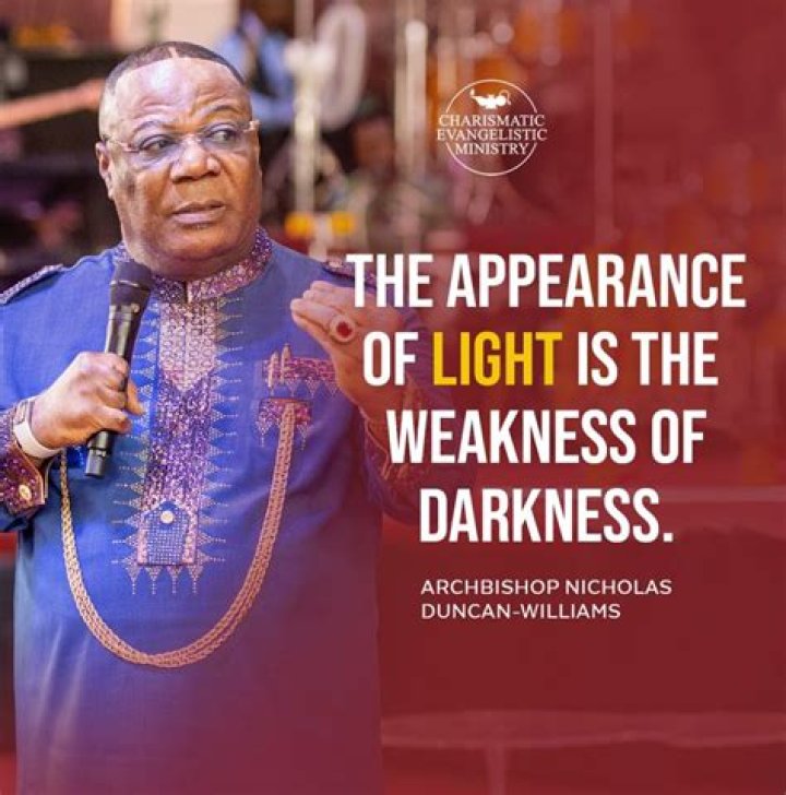 ‘I’m A Sinner, Not An Angel’ – Archbishop Duncan-Williams