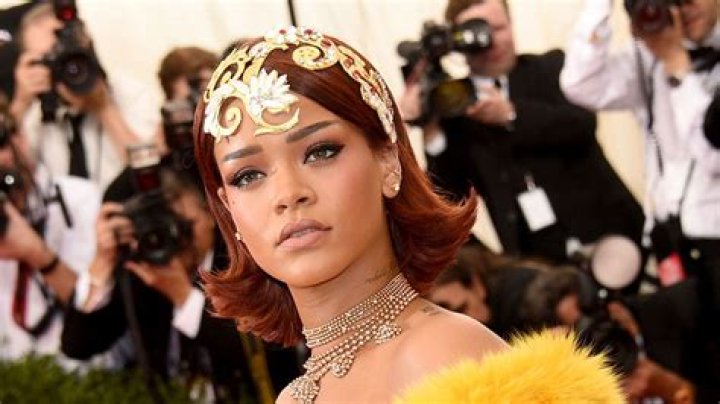 Rihanna Honored With A Statue At Met Gala 2022 – Reacts Excitedly To It (Video)
